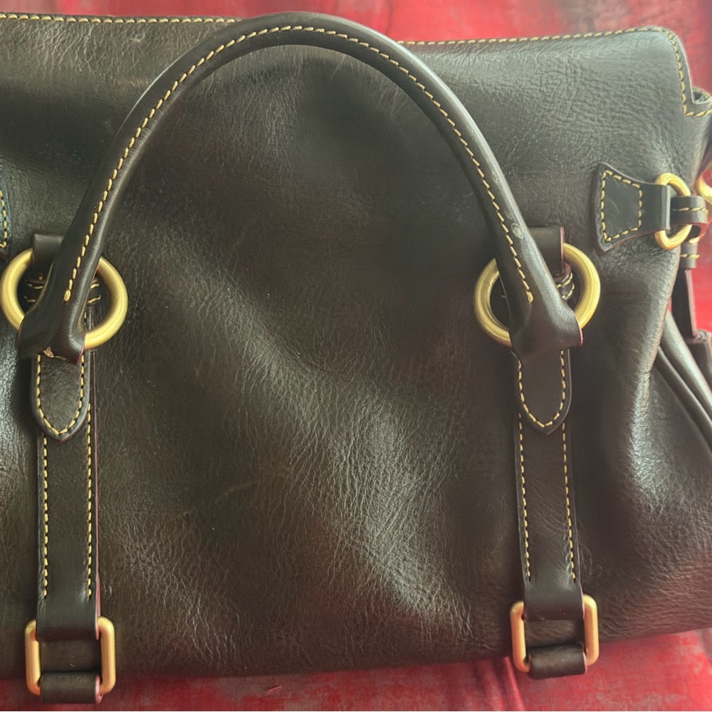 Dooney & Bourke Florentine Medium-Chestnut and wallet - Picture 7 of 16